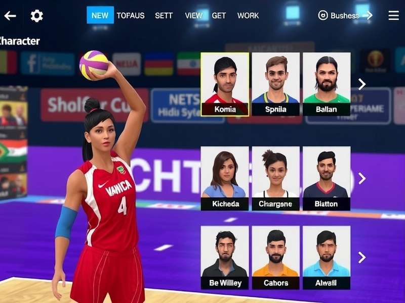 India Volley Sensation character selection