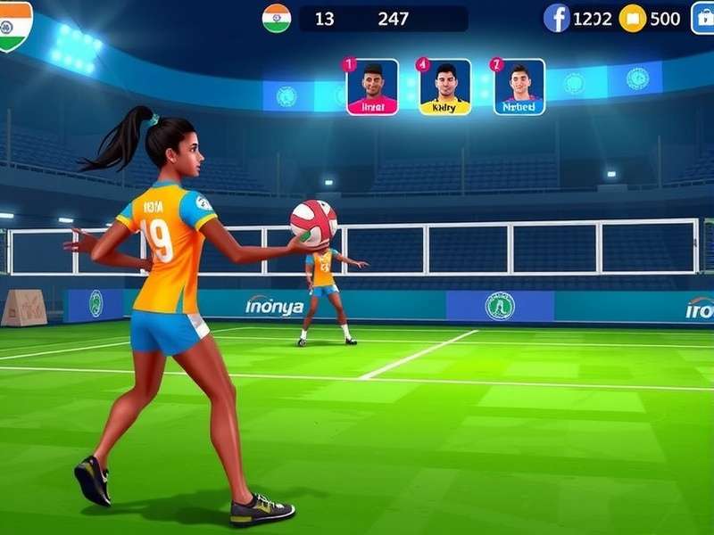 India Volley Sensation gameplay screenshot